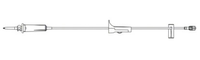 BB352601 IV Gravity Administration Sets, Non Needle-Free, 15 drops/mL, 85", 50EA/CA