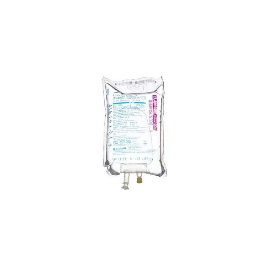 BBP5872-00 Heparin Sodium in 5% Dextrose Injection, 250mL, 24EA/CA