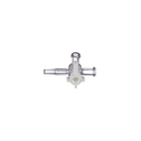 BB456006 Stopcock, Four Way, Luer Slip Connector, 0.26mL, 100EA/CA