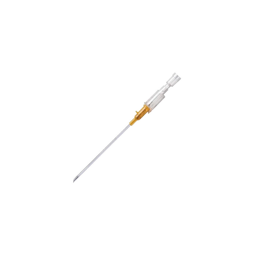 BB4251717-02 Introcan Safety IV Catheter, Straight, Polyurethane, 14GA x 2", 50EA/BX