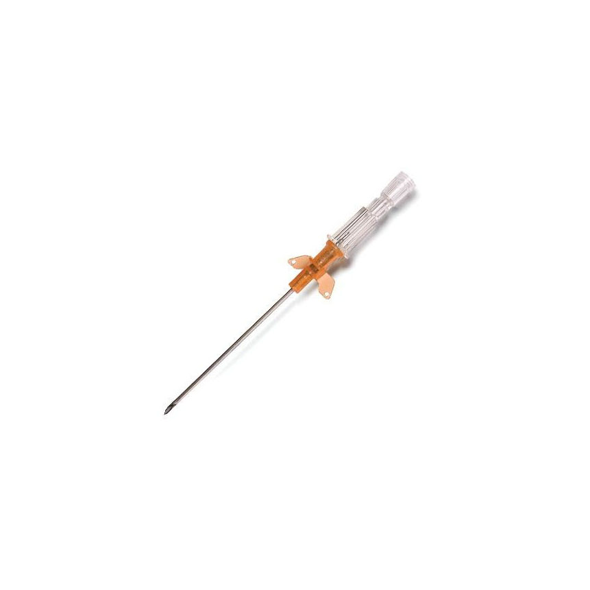 BB4254597-02 Introcan Safety IV Catheter, Winged, Teflon, 14GA x 2.2", 50EA/BX