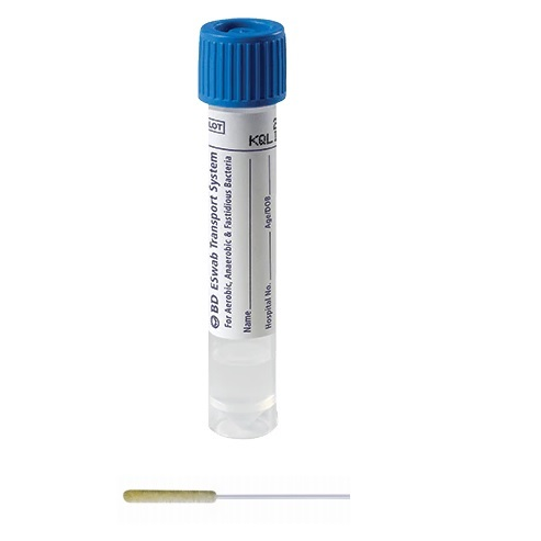 BD220532 ESwab Flexible Minitip Collection Kit, Blue Screw-Cap, 1mL, 50EA/BX