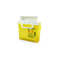 BD303051 Sharps Collector, Horizontal Entry, Yellow, 11.3L, 17.3" x 12.9" x 27.6", 10EA/CA