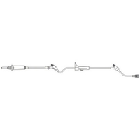 BB354202 IV Gravity Administration Sets Needle-Free, CARESITE, 2 injection sites, 17mL, 84", 50EA/CA