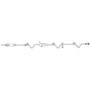 BBNF1290 IV Gravity Administration Sets Needle-Free, SAFELINE, 3 injection sites, 17mL, 88", 50EA/CA