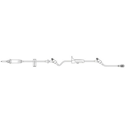 BB354203 IV Gravity Administration Sets Needle-Free, CARESITE, 2 injection sites, 20mL, 104", 50EA/CA
