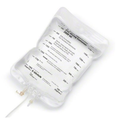 BB2112361 EVA Gravity Mixing Container, 2000mL, 2-Way, 40EA/CA