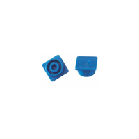 BB418013 Multi-Ad Luer Lock Syringe Cap, Blue, 500EA/CA