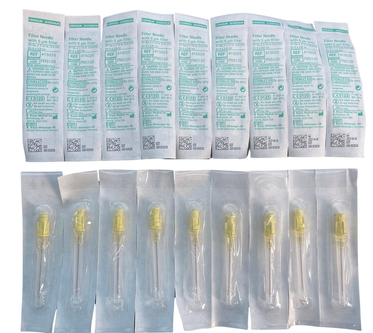 BB415035 B.Braun Filter Needle, 20GA x 1", 100EA/CA [DISCONTINUED]