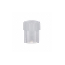 BB418015 Replacement Tubing Cap, Male Luer Lock, White, 100EA/CA