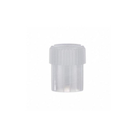 BB418015 Replacement Tubing Cap, Male Luer Lock, White, 100EA/CA