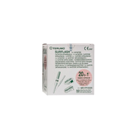 TC-SR-FF2025 SurFlash IV Catheter, 20GA x 1", 50EA/BX