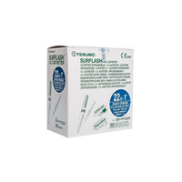 TC-SR-FF2225 SurFlash IV Catheter, 22GA x 1", 50EA/BX