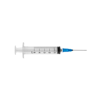 TC-SS-05L2025 Hypodermic Syringe, With Ultra Thin Wall Needle, 20GA x 1", 5cc, 100EA/BX