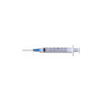 TC-SS-03L2338 Hypodermic Syringe, With Ultra Thin Wall Needle, 23GA x 1.5", 3cc, 100EA/BX