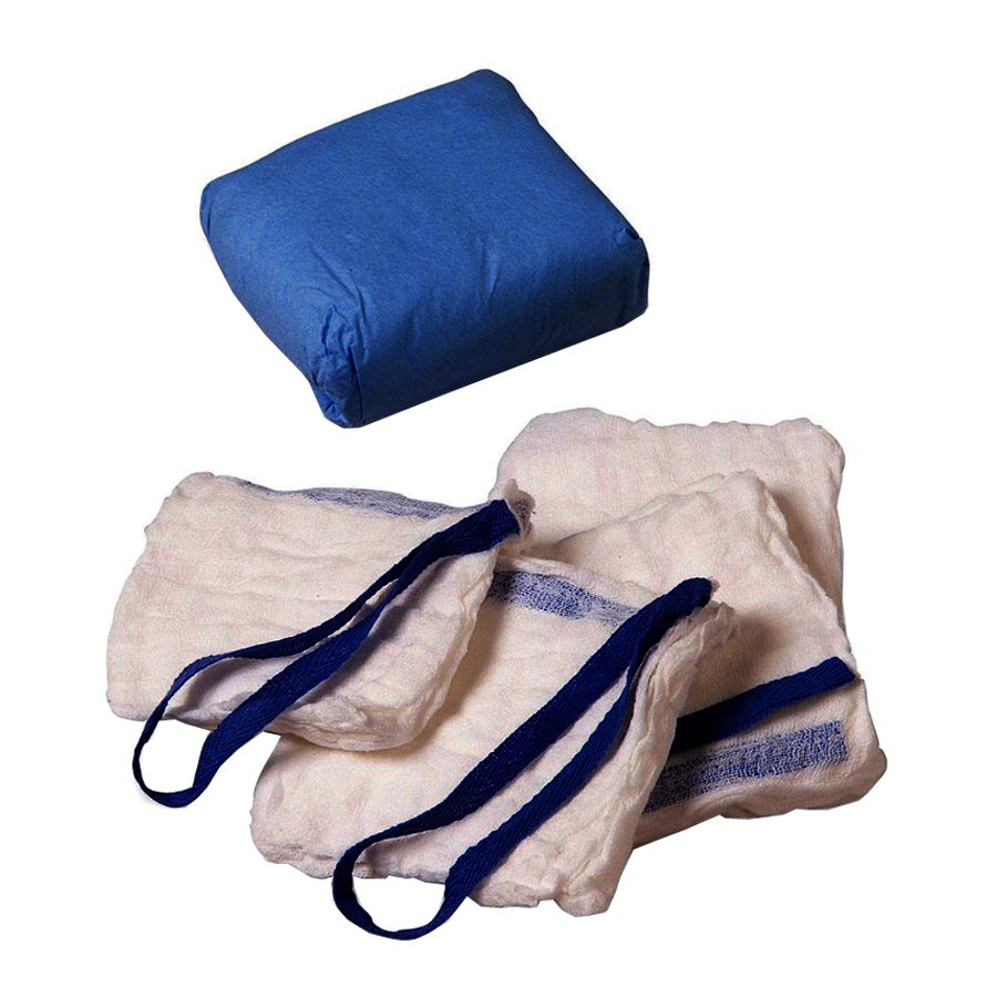 Z6545 Curity Pre-Washed X-Ray Detectable Laparotomy Sponge, Soft Pouch Pack, 18" x 4", 5EA/PK