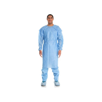 KC54100 Isolation Gown, Tri-Layer, Yellow, Large, 46", 100EA/CA