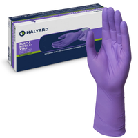 KC55091 PURPLE NITRILE Exam Glove, 9.5" Sterile, Small, 50PR/BX
