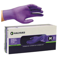 KC55092 PURPLE NITRILE Exam Glove, 9.5" Sterile, Medium, 50PR/BX