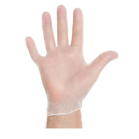 KC55030 Exam Glove, Synthetic Vinyl, Single, Clear, Extra Small, 100EA/BX