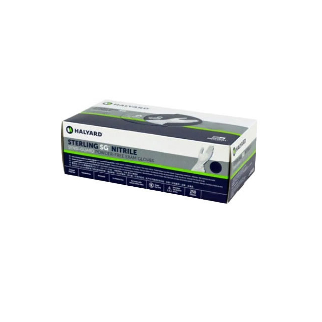 KC41659 STERLING SG Sensi-Guard Exam Glove, Nitrile, Single, Medium, 250EA/BX