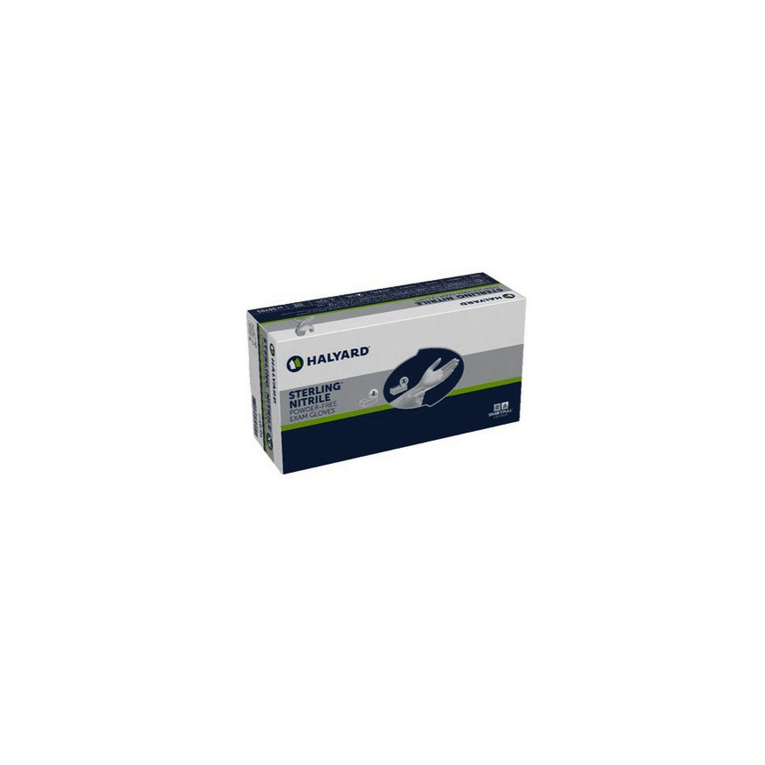 KC53131 STERLING Exam Glove, Nitrile, Powder-Free, Sterile, Medium, 9.5", 50PR/BX