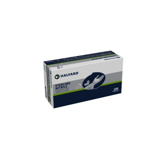 KC53130 STERLING Exam Glove, Nitrile, Powder-Free, Sterile, Small, 9.5", 50PR/BX