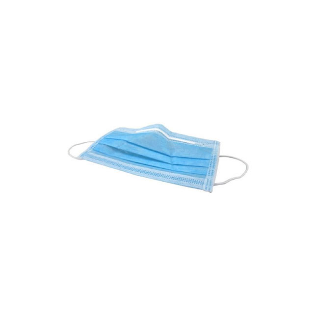 KC47080 Procedure Mask, Pleat Style,Protective Three Layers, with Earloop, Tissue Blue, 50EA/BX