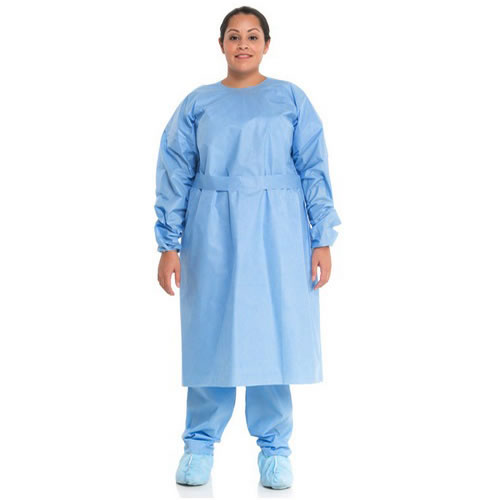 KC69025 Halyard Procedure Gown, Blue, Universal, 47" 60EA/CA