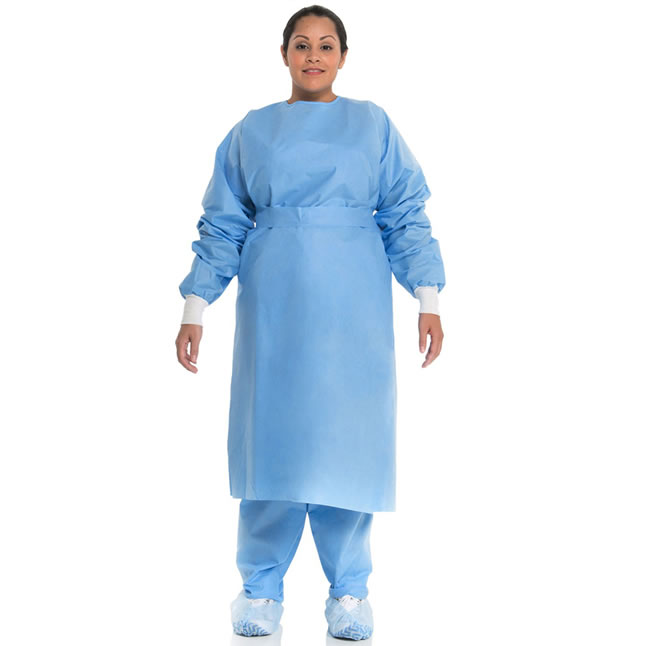 KC69028 Halyard Procedure Gown, Blue, X-Large, 49" 60EA/CA