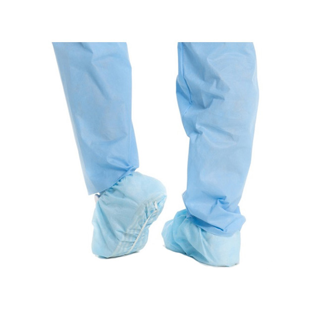 KC69551 Halyard Heavy-Duty Shoe Cover, SMS Fabric, Universal, Blue, 300EA/CA