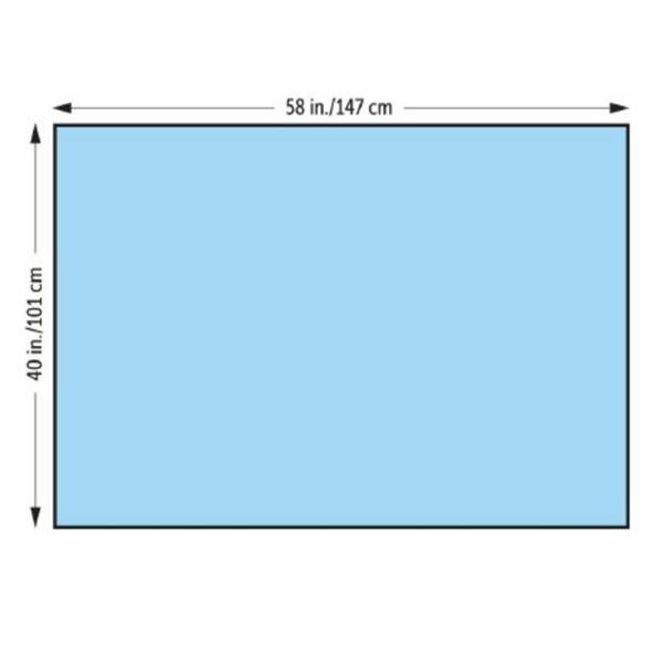 KC47614 Halyard Half Surgery Drape, Sterile, 40" x 58" 60EA/CA