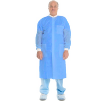 KC10033 Halyard BASIC Plus Lab Coat, Blue, X-Large, 115.6cm, 25EA/CA