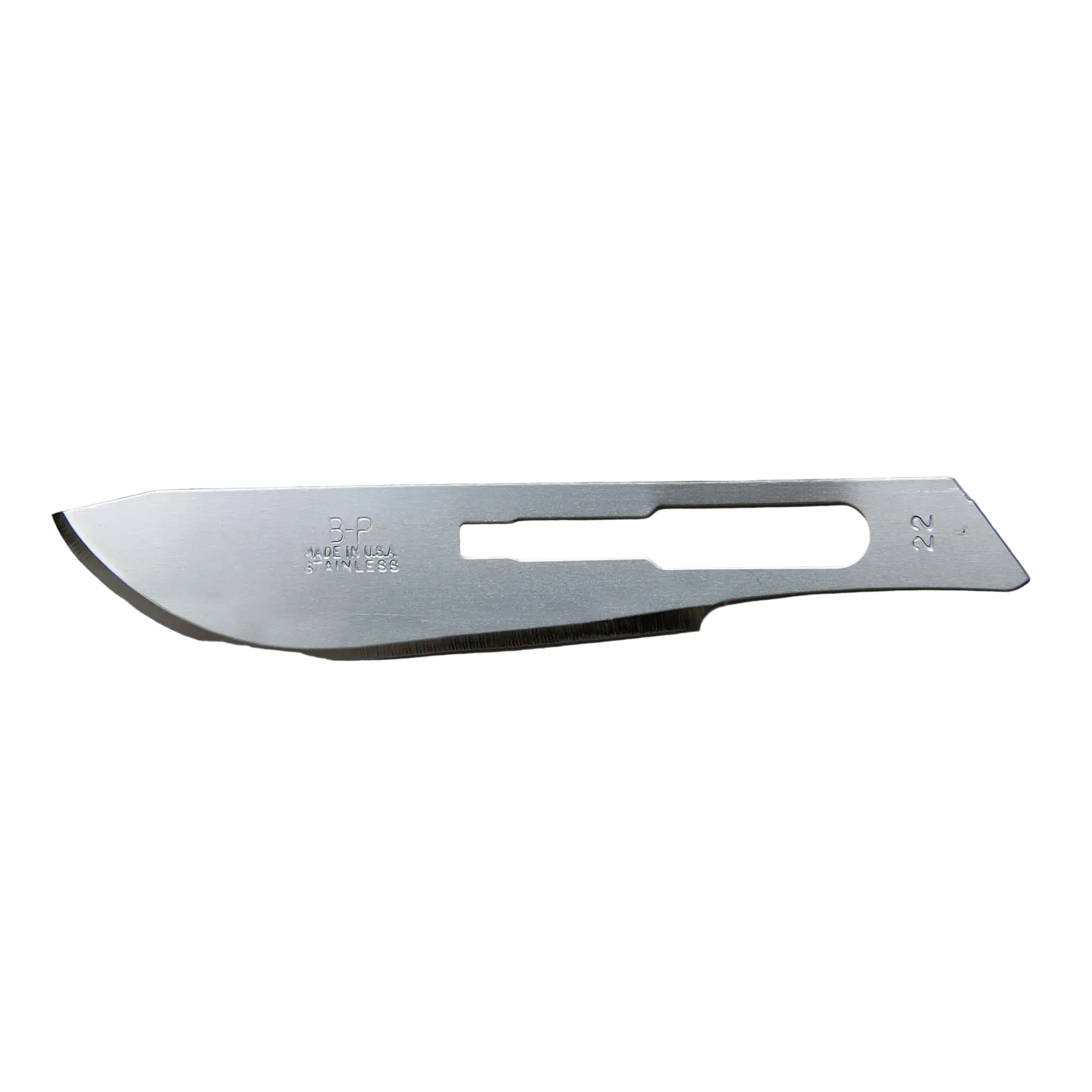 AS371222 Bard-Parker Surgical Blade, Stainless steel, Sterile, Size 22, 50EA/BX