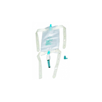 C1501MF DISPOZ-a-BAG Leg Bag, with Anti-Reflux Valve, 19oz, Latex Strap; Flip-Flo Valve, 1/EA