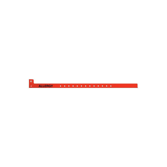 5065-16-PDM Sentry SuperBand Alert Bands Wristband, Red, 3", 500EA/BX