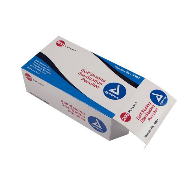 DYN4461 Sterilization Pouch, 5.25" x 3.5" 200EA/BX