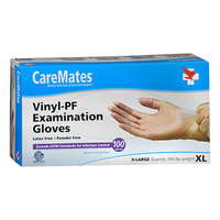 MDS192077 Vinyl Powder-Free Medical Examination Gloves, X-Large, 100EA/BX [DISCONTINUED: Use 8889DOTP]