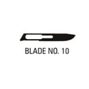 500-010 Scalpel Blade Fits No 3, Size 10, 100EA/BX
