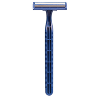 75-0015 Personna Razor, Twin Blade, Fixed Head, Blue, 10EA/PK [DISCONTINUED]