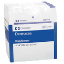 Z441407 Dermacea Drain and IV Sponges, 4" x 4" 50EA/BX