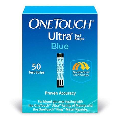 KF137420 OneTouch Ultra Test Strips, 50EA/BX