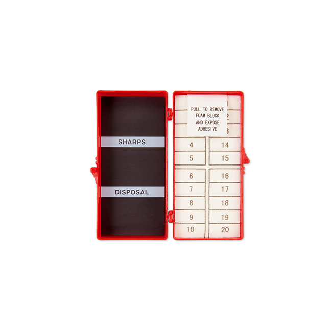 M9102 Needle Counter, Red, Foam Block/Magnet, 20CT, 16EA/BX