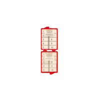 M9105 Needle Counter, Red, ADH Block, 10CT, 12EA/BX