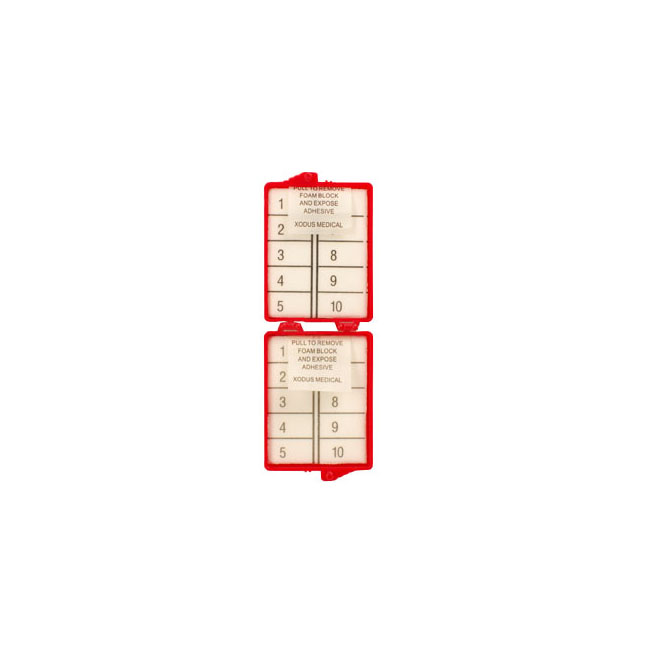 M9105 Needle Counter, Red, ADH Block, 10CT, 12EA/BX