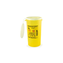 BD300450 Sharps Collector, Nestable, Yellow Base, 3L,1/EA