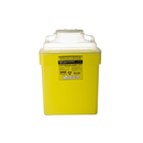 BD300483 Sharps Collector, Nestable, 22.7L, with Large Funnel Entry, Natural Top, Yellow Base, 12EA/CA