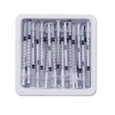 BD305539 Allergist Tray with Precisionglide Permanently Attached Needle, 26GA x 3/8", Intradermal Bevel, 25EA/PK [DISCONTINUED]