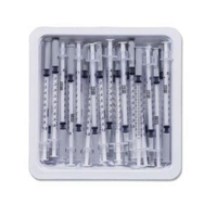 BD305539 Allergist Tray with Precisionglide Permanently Attached Needle, 26GA x 3/8", Intradermal Bevel, 25EA/PK [DISCONTINUED]
