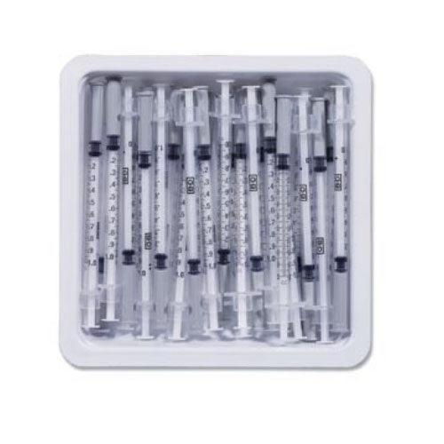 BD305539 Allergist Tray with Precisionglide Permanently Attached Needle, 26GA x 3/8", Intradermal Bevel, 25EA/PK [DISCONTINUED]